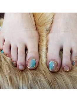 リラクゼーションエステハウス リンレイ(RINREI)/【フットデザインネイル5500円】