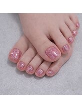 アイネイルズ 東花園店(I.NAILS)/ラメフットネイル