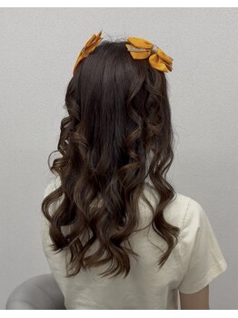 ミカヅキ 赤坂/ハーフツインゴムアレンジ！