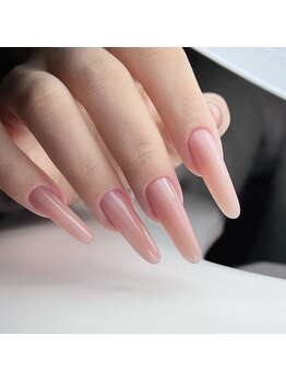 ブリンリン(BLinLin)の写真/【チップ長さ出し対応◎】なかなか自爪を伸ばせない方や指先を長くキレイに魅せたい方にもオススメです♪ 