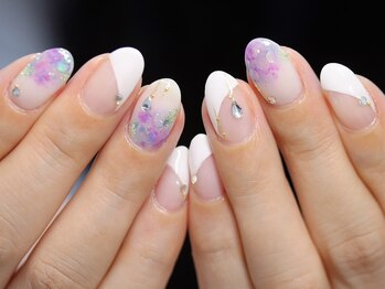 ネイルルージュ(Nail Rouge)の写真/フィルイン一層残し◎毎月のネイルでも負担を少なくする高技術。圧倒的技術力でお爪の先まで美しく保つ★