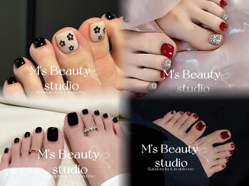 M's Beauty Studio　赤坂店【ネイル/まつげパーマ/マツエク/フェイシャル】の写真/輝く夏は足元から！フットネイルがおすすめ！デザイン豊富で理想の指先へ★