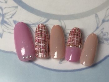 ネイルサロン リリオ(Nail Salon Ririo)/オシャレツイードネイル