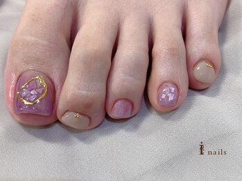 アイネイルズ 渋谷店(I nails)/うるうるパープル￥7,800[渋谷]