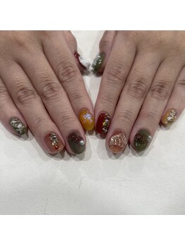 クリスマスっぽネイル