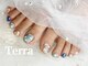 ネイルサロン テラブルー 渋谷店(Terra Blue)の写真/サンダル映えする足元に♪フットバス付*ワンカラー¥4990/90分アートやり放題¥7980!ハンドとの同時施術も◎