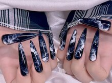 エムズ ネイルサロン(M2)/ロングモヤモヤデネイル