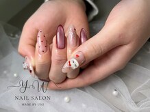 ユーネイル(YW nail)/フルアート＋パーツ