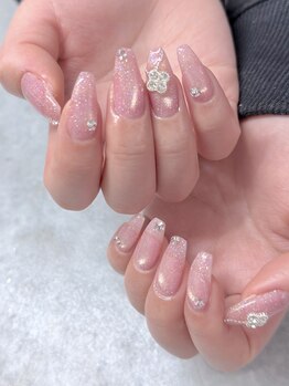 エフィネイル(effy nail)の写真/【仙台駅徒歩8分】パラジェル登録＆enoiジェル導入◎マグネット＆フラッシュ全色ラインナップの上質サロン