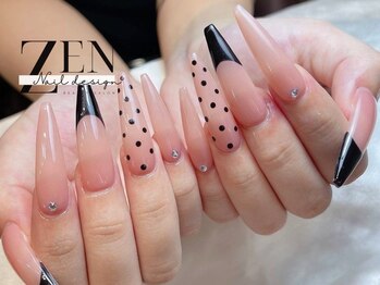 ゼン ネイル デザイン 池袋(ZEN NAIL DESIGN)/長さだしやり放題×つけ放題
