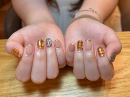 チェックネイル