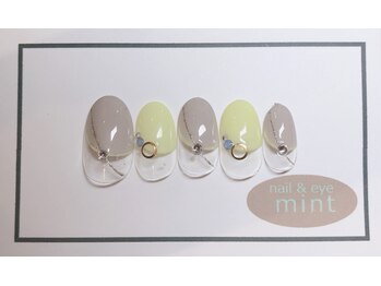ネイルアンドアイ ミント(nail＆eye mint)/3月キャンペーンネイル