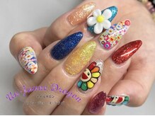 アン ジョーヌドラゴ/【自爪ネイル】フラワーネイル