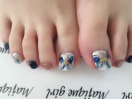 【手書きフラワーアート】