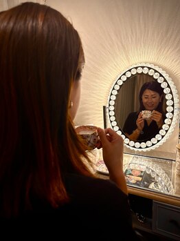 マタタビ(mata-tabi)/施術後にハーブティーを