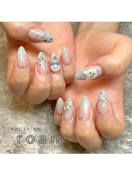 ロアンネイル(roan nail)/ちいかわとハチワレ☆