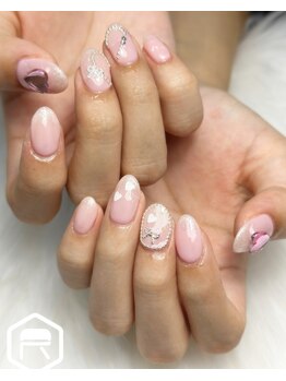 レディスペネイル ノウラ 名駅店(Redispe nail NouRa)/ピンクネイル