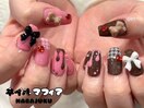 バレンタイン/チョコネイル/原宿
