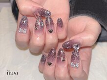 モア(moa)/キラキラ　ブラック　パーツ