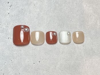 マニネイルケア なんば店(maninail CARE)/フット定額デザイン初回¥7,800