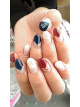 ネイルアンドアイ ミント(nail＆eye mint)/Vフレンチネイル