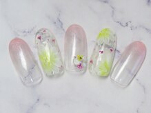 ネイルサロン フェリーシュ(Feliish)/手書きフラワー