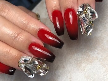 オーラリー ネイル アート メゾン(ORRERY nail art maison)/ハンド / ルブタンビジュー