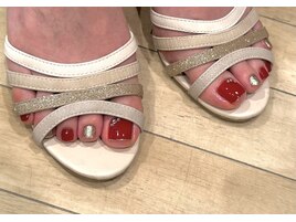 フットジェル　親指アート