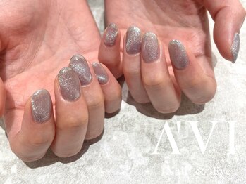 ネイルアンドアイラッシュ アヴィ(Nail and Eyelash A'vi)/マグネットネイル/ワンカラー
