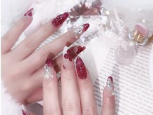 メイプルジェム(Maplegem)/赤フラッシュネイル♪