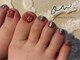 オンドットネイルサロンバイティントプラス(on. nailsalon by tint+)の写真/おしゃれは足元から♪キラッと輝くfootネイルを☆ハンドができない方も1年を通してキレイなお爪に♪