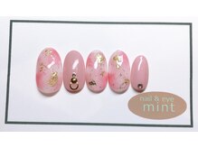 ネイルアンドアイ ミント(nail＆eye mint)/3月キャンペーンネイル