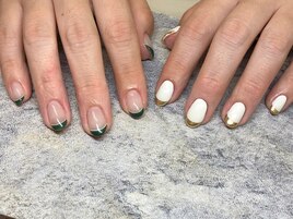 アシメフレンチネイル