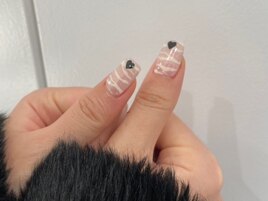 ゼブラハートネイル