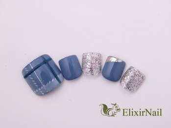 エリクサーネイル 神田(Elixir Nail)/フットやり放題/クーポン使用