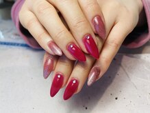 ヘアーアンドネイル ルシア(Hair&Nail Lucia)/赤マグネットネイル！ 担当黒田