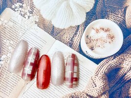 チェックネイル