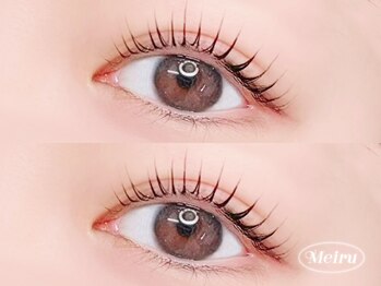 メイル 博多駅前店(Meiru)の写真/《韓国式眉パーマWAX+韓国式まつげパーマ専門店★Meiru》韓国式骨格マッピングで惹きだす黄金比アイブロウ