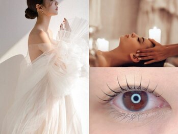 シェリール(Cherir)の写真/【挙式・前撮りに】ドレスに映える上向きまつげ×理容師の本格シェービングで360度どこから見ても美しく♪