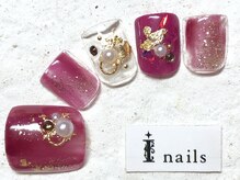 アイネイルズ 新宿店(I nails)/ニュアンスグレープ