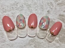 ネイルサロン ウノ 湘南平塚(UNO)/カラフル　フレンチ