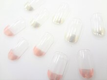 ネイルサロン クイール 小山店(NAIL SALON QUILL)/ミラーハーフフレンチ