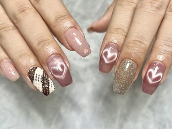 エーネイルルーム(A.Nail.room)/ハートマグネットネイル