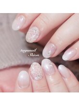 たゆ ネイル(たゆnail)/ホワイトグラデーションネイル