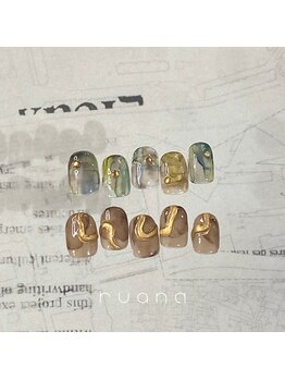 ルアナ(ruana)/クリアカラーネイル