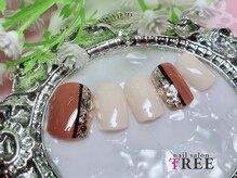 ネイルサロン トゥリー(TREE)/シンプル親指アートコース¥7900