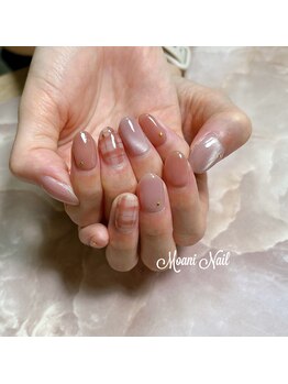 モアニネイル 岡山駅前(Moani Nail)/シンプル定額デザイン￥7,400