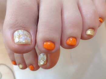 アミュリー ネイル アトリエ(Amury nail atelier)/シェル★フットネイル♪