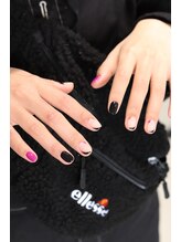 キダチ(Kidati)/変形フレンチショートネイル