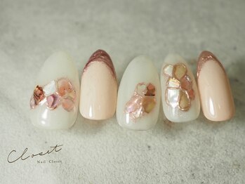 ネイルクローゼット(Nail Closet)/３月design シェルのかけら